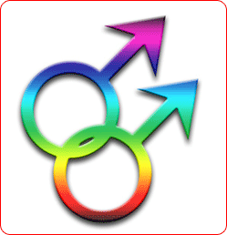 Symbole Affinités homosexuelles entre hommes