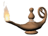 Image animée de la lampe d'Aladin