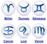 Les 6 premiers signes du zodiaque occidental