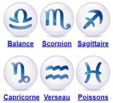 Les 6 derniers signes du zodiaque occidental
